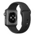 Curea iUni compatibila cu Apple Watch 1/2/3/4/5/6/7, 42mm, Silicon, Black