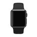 Curea iUni compatibila cu Apple Watch 1/2/3/4/5/6/7, 38mm, Silicon, Black